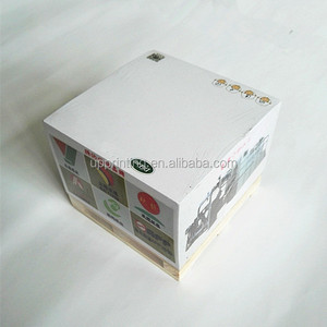 Cubo de papel de diseño personalizado, nota adhesiva con palé de madera, Cubo de notas, bloque de papel impreso personalizado, notas adhesivas en un palé - Product Image 5