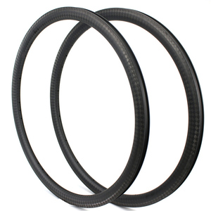 700C tam karbon yarış bisikleti jant Normal V fren 38mm derinlik kattığı yüksek performanslı bisiklet tekerlek - Product Image 2