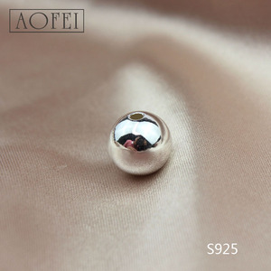 ลูกปัดเงินสเตอร์ลิง925 2มม. 3มม. 4มม. 5มม. 6มม. 7มม. 8มม. 10มม. - Product Image 4