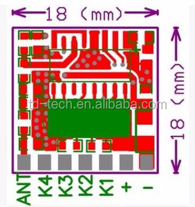 Taidacent433MhzスーパーヘテロダインRFワイヤレストランスミッターモジュール1527エンコードEV1527コード3V-24Vリモートコントロール用 - Product Image 4