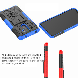 Sağlam Combo Darbeye Dayanıklı Kickstand Kılıf Kapak Için Xiaomi Pocophone <span class=keywords><strong>F1</strong></span> Poco <span class=keywords><strong>F1</strong></span>