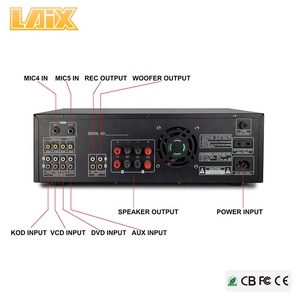 Laix AK-150 Ampアコースティックアンプユニバーサル入力コントローラーテクニクスハウジングAmplificadoサウンドシグナルアンプ