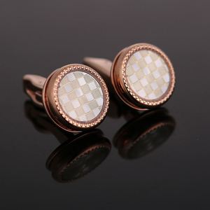 HIgh Quality Plated Rose Gold French Cufflinks Wedding <strong>Gift</strong> Cuff Links <strong>Lawyer</strong> Groom Cufflinks Men Jewelry - Product Image 5