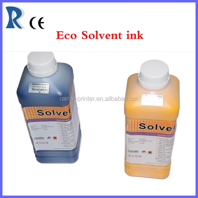 CMYK roland spv540 eco solvent ink, polarized ink