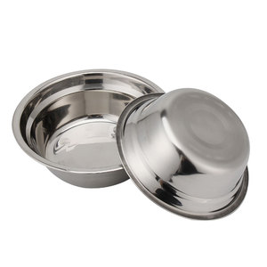 Cơ Sở Phẳng Thép Không Gỉ Trộn Bát Có Thể Xếp Chồng Lên Nhau Để Lưu Trữ Và Tiết Kiệm Không Gian Kim Loại Prep <span class=keywords><strong>Bowls</strong></span> Máy Rửa Chén An Toàn - Product Image 2