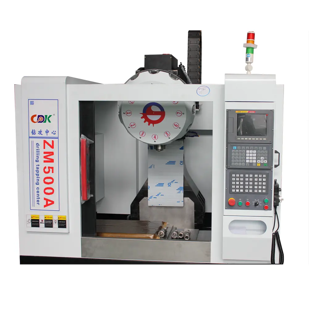 Fast speed CE certificate cnc vertical drilling tapping milling machine center ZM-500A