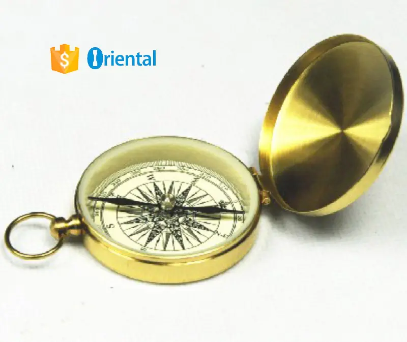 Regalo di Alluminio Compass # 501b, Bussola di colore Dell'oro di Alibaba Fornitore Della Cina