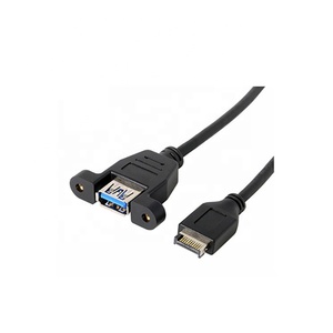 5Gbps USB3.1 Gen 2フロントパネルヘッダータイプ-EパネルマウントUSB3.0女性ケーブル