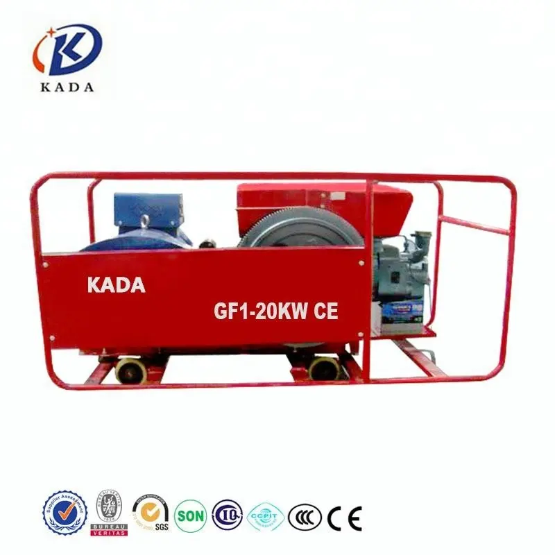 Generador portátil KADA gf1-20kw stirling, 20kw, india, precio 20kw