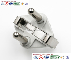 ตุรกีปลั๊กแทรก 16A SOLID HOLLOW สองตุรกีปลั๊กแทรกสีดำ ROHS - Product Image 4