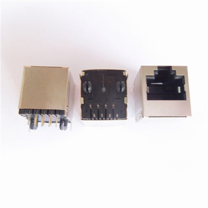 8P8C 180 Derece RJ45 PCB <span class=keywords><strong>Jack</strong></span> Delikli Delikli Dişi <span class=keywords><strong>F3</strong></span>.05