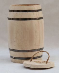 Hadiah Ukuran Kustom Pernis Personalisasi Mini Kayu Ek Barel Kayu Anggur Ek untuk Dijual - Product Image 6