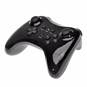 Yüksek kaliteli klasik çift Analog kablosuz oyun kolu Gamepad Joypad oyun denetleyicisi WiiU için Wii U Pro denetleyicisi - Product Image 5