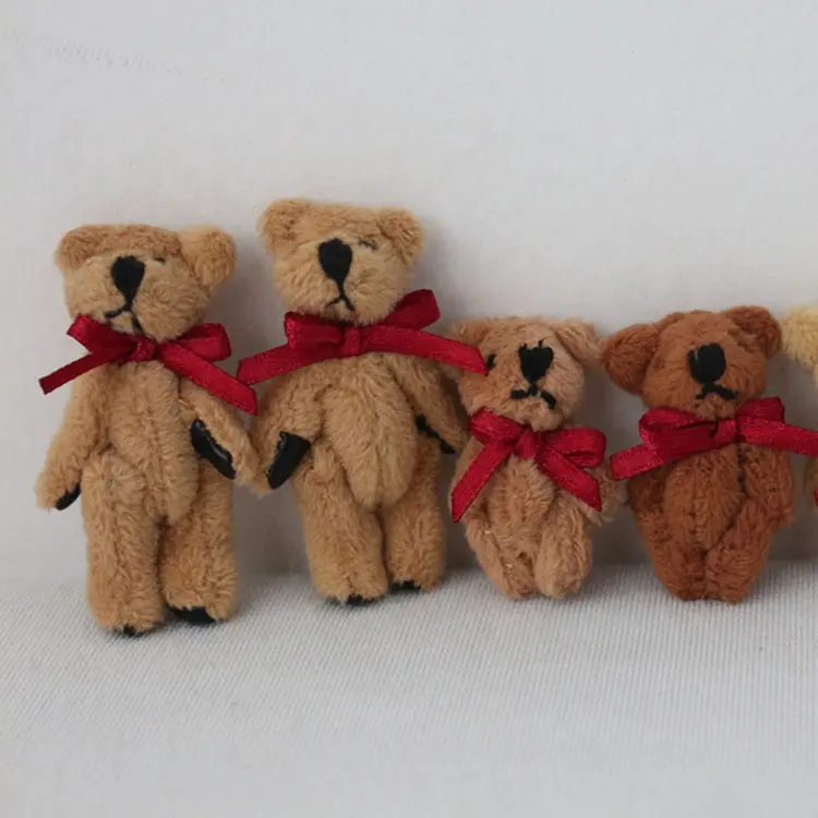 Commercio all'ingrosso Di Natale del Giocattolo Della Peluche Per I Bambini Il Regalo Personalizzato Carino Farcito Orso Comune Morbido Giocattolo A Buon Mercato Mini Peluche Di Natale Teddy Bear