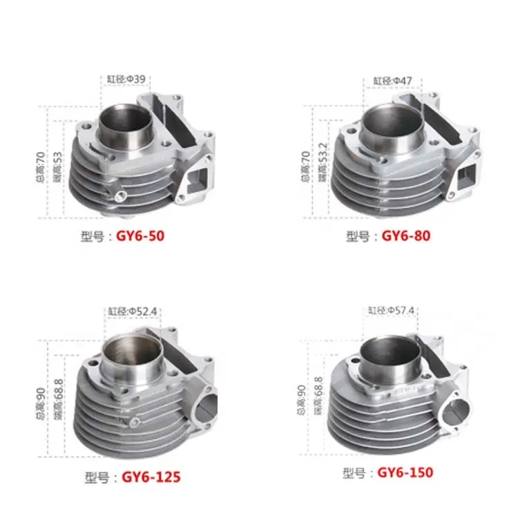 KYMCO GY6 50 60 80 125 175 200c Cilindro Da Motocicleta
