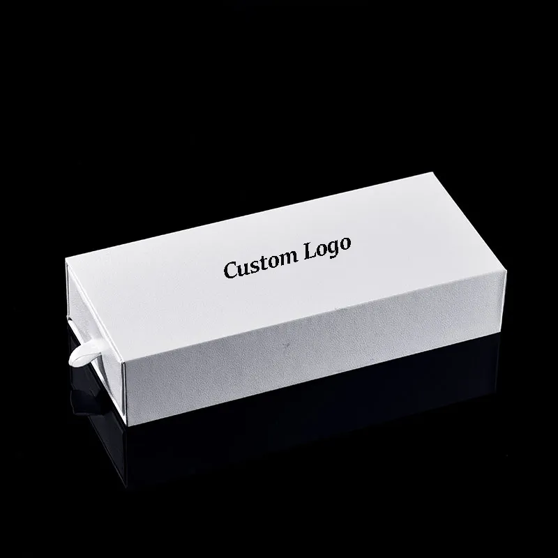 New Customized Box Container Gift OEM Brand Box Fashion White Paper Watch Packing Box Custom Package Watch Case