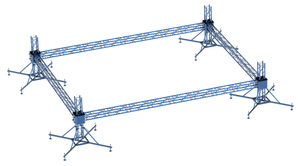 Outdoor 12 12m Event Roof <strong>Truss</strong> <strong>Use</strong> 290x290mm or 350x350mm Spgiot <strong>Truss</strong> - Product Image 2