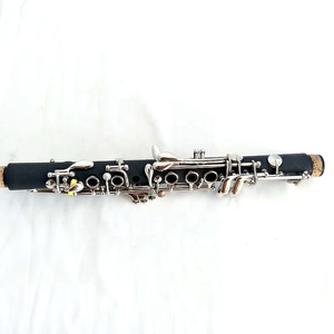 Professional Playing High-pitched Eb Nickel-plated Bakelite 17 Key Clarinet