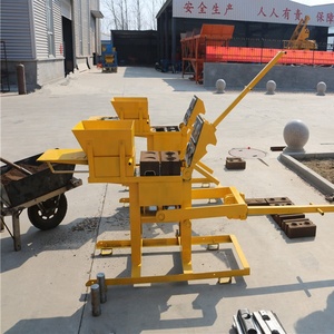 QMR2-40 de enclavamiento de arcilla prensado máquina de ladrillo manual comprimido tierra máquina de fabricación de bloques - Product Image 2