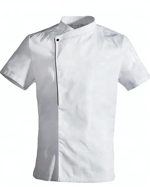 Di modo di nuovo disegno a manica lunga di colore nero Unisex sushi chef giacca uniforme per cameriere