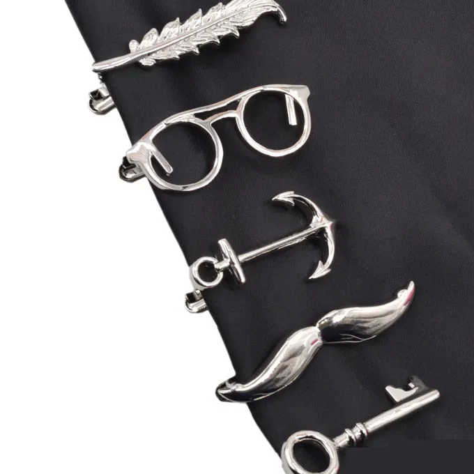 Hersteller Großhandel benutzer definierte Krawatten klammer in vielen Formen für Männer