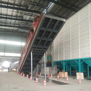 Stahl hof rampe zum Be-und Entladen von LKWs, Anhängern 10 Tonnen VH-YR-10 Dock Leveler 22M max. Hubhöhe 2*2m Tisch größe - Product Image 1