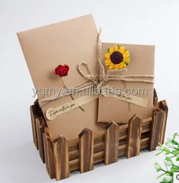 BRICOLAGE Tournesol Rose Cartes De Voeux Mot Message Voeux Cartes Enfants Cadeau BRICOLAGE Artisanat Cartes D'anniversaire