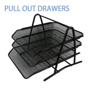 文房具用品3層ファイルトレイ水平ファイルフォルダーオーガナイザーファイルソーターストレージオーガナイザー