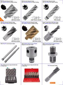 HSS Rail Annular Broach Cutter with <strong>Weldon</strong> Shank for Rail Cutting - Product Image 4