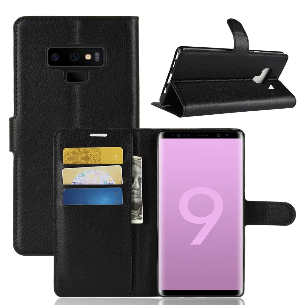 Casing HP Samsung Galaxy Note 9, Aksesori Ponsel Kulit Penutup Belakang Casing Silikon Flip