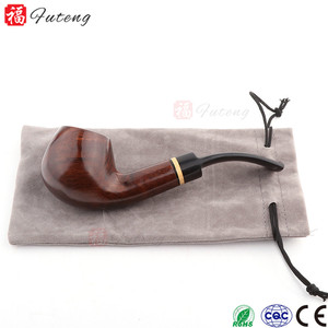 Yiwu Futeng – pipe à fumer en bois d'ébène, vente en gros, avec pipe à tabac en bois circulaire, pour fumer, personnalisée, nouvel arrivage - Product Image 4