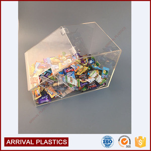 Bán buôn tùy chỉnh OEM nhựa trong suốt ngũ cốc hạt kẹo <span class=keywords><strong>bin</strong></span> Dispenser hộp Acrylic kẹo Thùng với nắp - Product Image 6