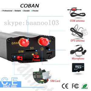 Coche gps tracker sistema de cierre tk103b gps103b + con tarjeta sim dual gps sistema de seguimiento - Product Image 4
