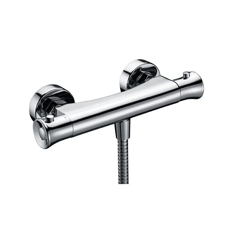 Circulaire En Laiton Artistique Cartouche Mitigeur Salle De Bain Bain D'eau Robinets Robinet Mitigeur Thermostatique De Douche