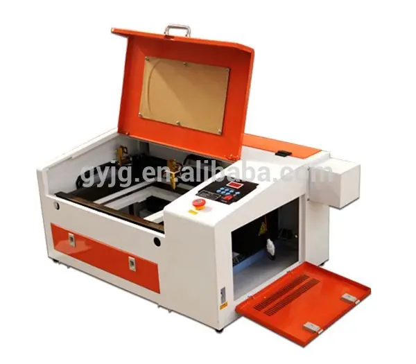 Co2 Cnc Small Laser engraving Machine 300*400 for Acrylic/plastic/Rubber/MDF/Leather rubber stamp handles making machine