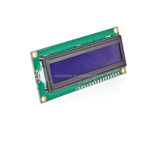 Okystar LCD 2*16 1602 LCD-Anzeigetafel I2C-Modul mit blauer Hintergrund beleuchtung OKY4005-3