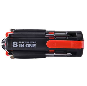 Torcia con logo personalizzato multifunzione 8 In 1 cacciavite a LED Multi torcia con strumento regalo leggero - Product Image 2