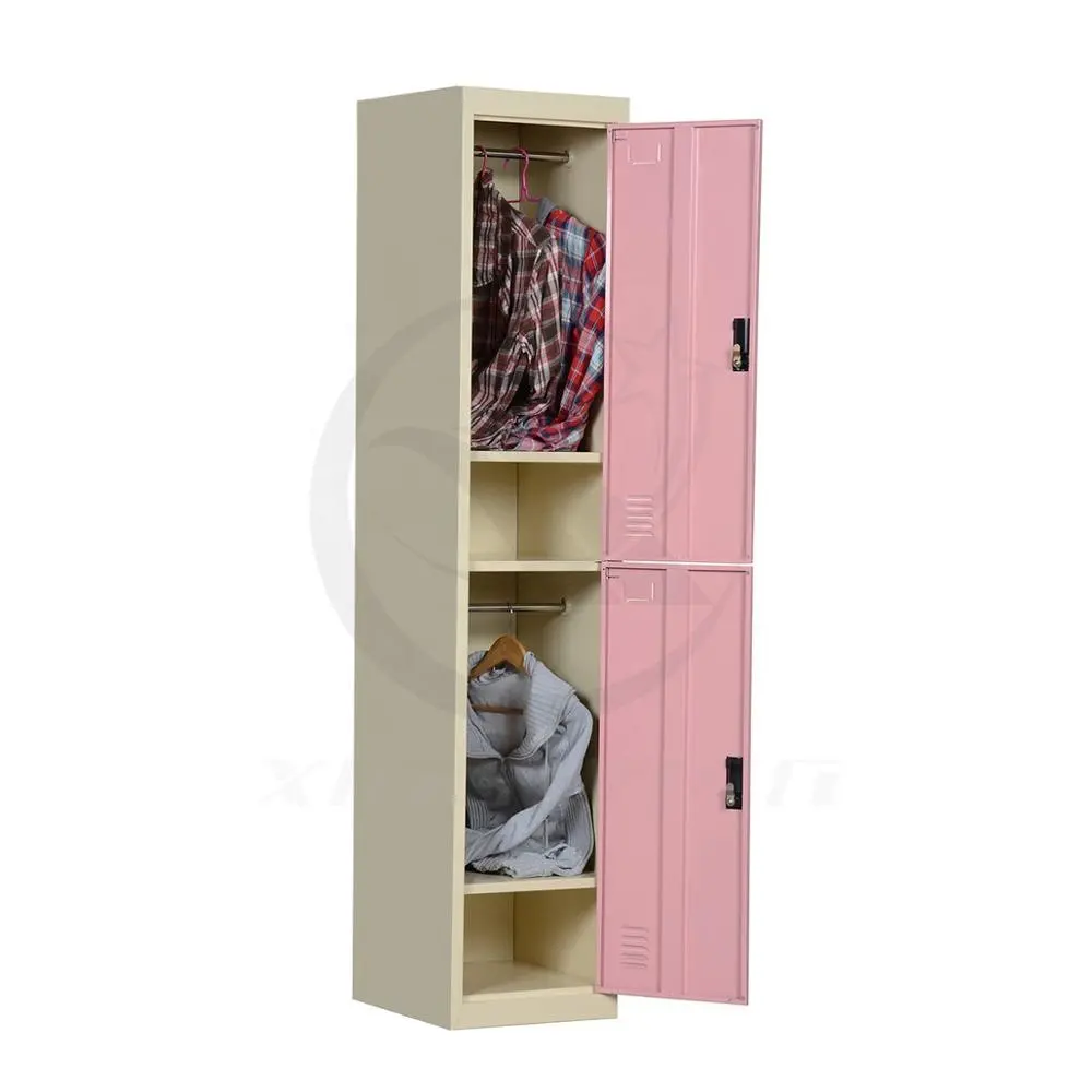 Новый дизайн, прикроватный металлический шкафчик, 2 двери, шкаф для хранения одежды, шкафчик