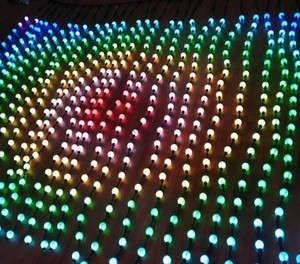 DMX 512 DE control DE 360 grado 50mm 3D globo de luz RGB led pixel bola - Product Image 3