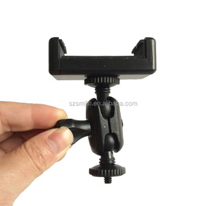 Smilin fabrika kamera Accessoires çift döner dağı ortak ile uzatılabilir kelepçe montaj için üzerinde akıllı kamera kafası - Product Image 2