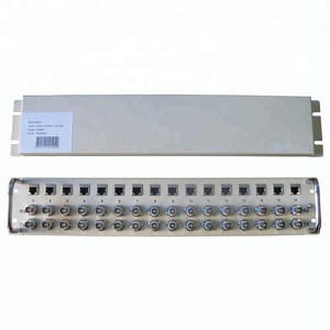 1.5U 19 英寸机架安装 16 <span class=keywords><strong>E1</strong></span> BNC 转 RJ45 转换器