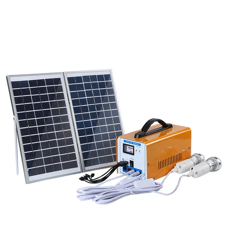 RUNDE Hohe Effizienz Solar Panel Mini Off Grid Portable Solar Energie Beleuchtung Kit Für Home