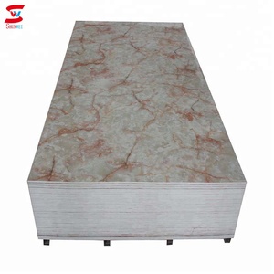 Hot Sale Waterproof &amp; Fireproof 4x8 Pvc <strong>Foam</strong> Board Uv Marble Sheet Price Export to <strong>India</strong> - Product Image 1