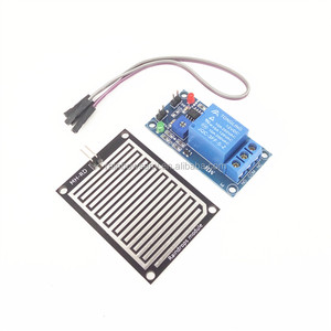 Módulo controlador de gotas de lluvia de 12V con módulo de sensor de lluvia de relé Humedad foliar en stock