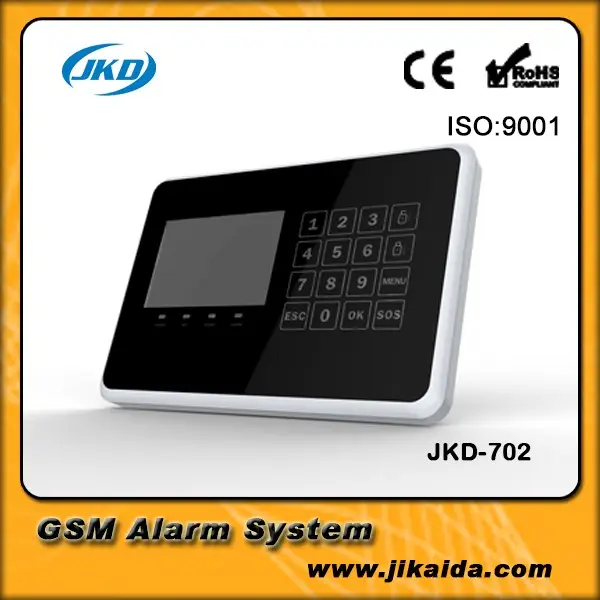 Inalámbrica GSM sistema de alarma para casa de seguridad inalámbrica sistema de alarma con Sensor de puerta de alarma de seguridad de los sistemas de
