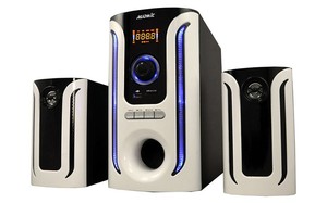经典设计超低音低音炮扬声器多媒体蓝牙2.1Ch电脑扬声器，带USB/AUX/SD/FM收音机 - Product Image 2