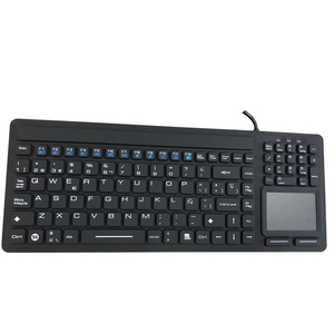 Teclado industrial de silicona con panel táctil impermeable IP68 - Product Image 4