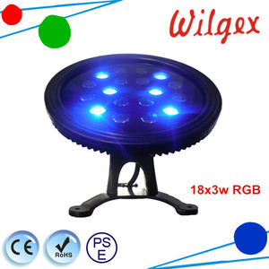 מכירה לוהטת רכב לשטוף Dmx חג המולד Rgb אדיסון <span class=keywords><strong>Led</strong></span> <span class=keywords><strong>36x1w</strong></span> מתחת למים אור IP68 עמיד למים מזרקת בריכת שחייה מנורות