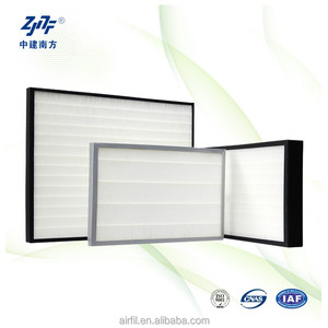 Tùy chỉnh H11 H12 H13 H14 HEPA <span class=keywords><strong>AAF</strong></span> Bảng điều chỉnh Bộ lọc không khí HVAC Nhôm Nhà khách sạn các nhà sản xuất sử dụng điều kiện bao gồm lõi bơm - Product Image 3