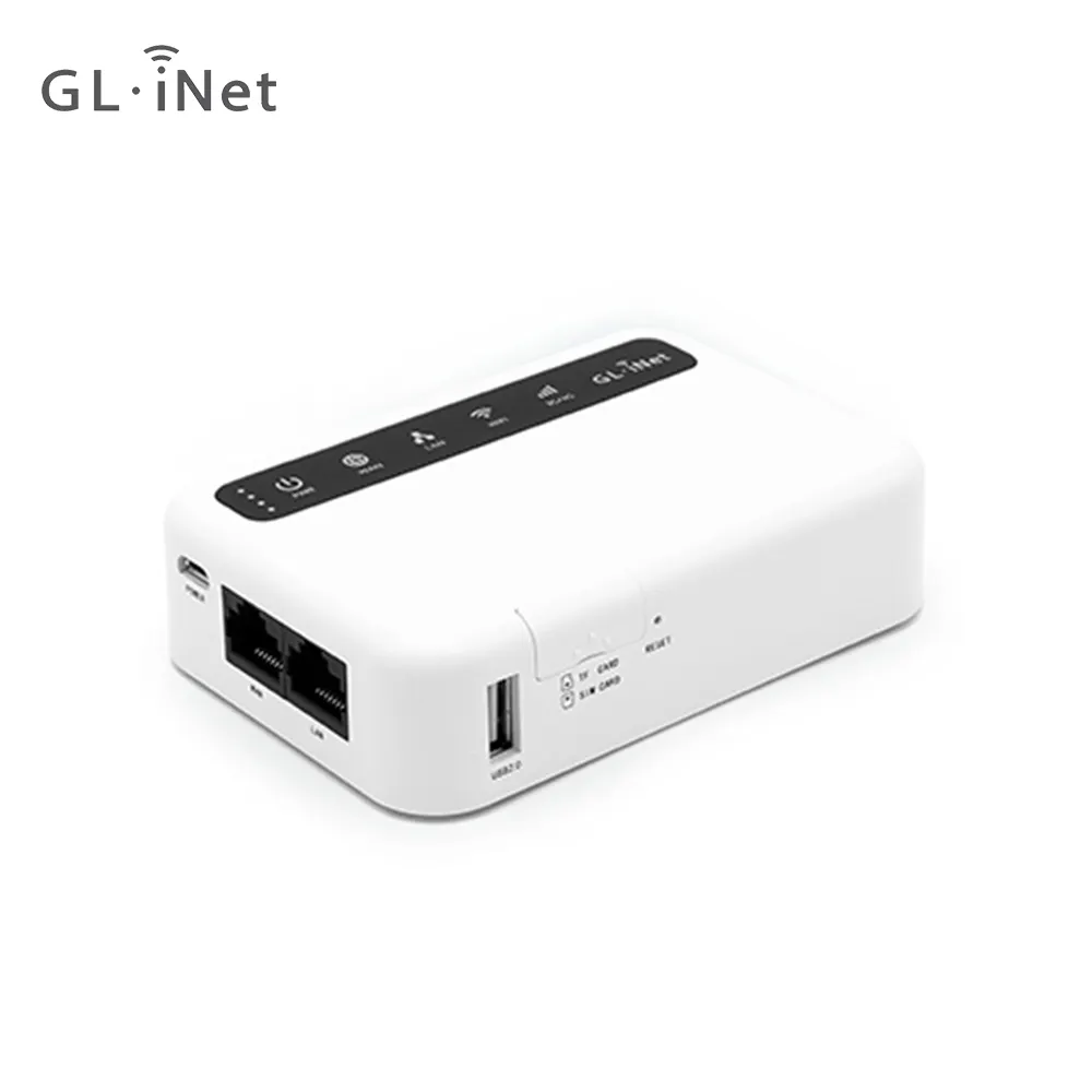 जीएल-inet Openwrt 3G 4G Lte मोबाइल वाईफ़ाई रूटर के साथ सिम कार्ड स्लॉट